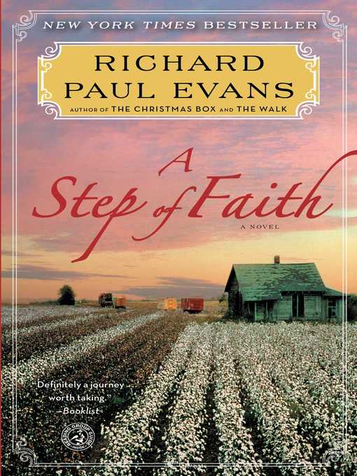 Title details for A Step of Faith by Richard Paul Evans - Available